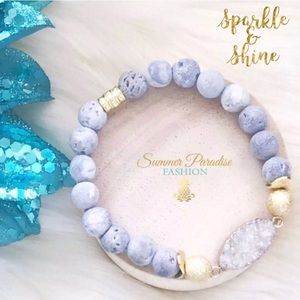 🆕 14K GOLD DRUZY BRACELET